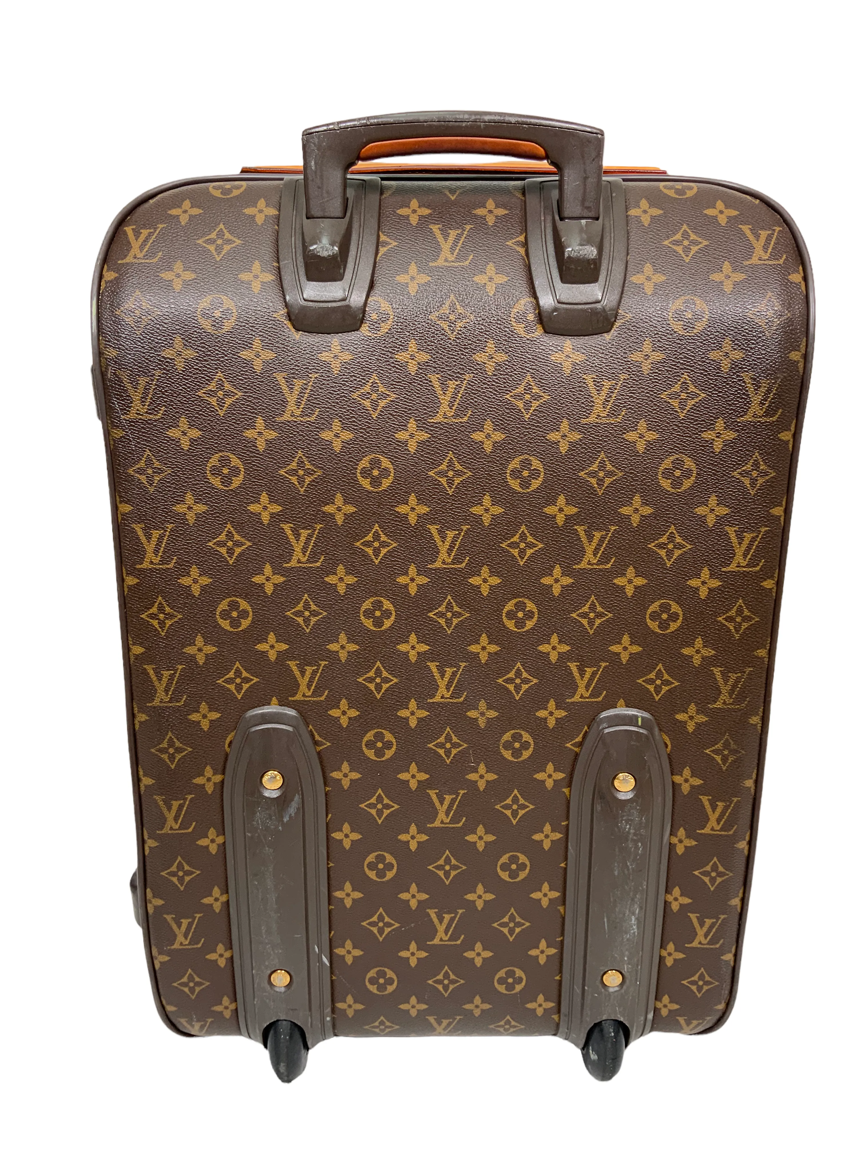 Louis Vuitton Pegase 50 Monogram Canvas Rolling Suitcase Travel Bag