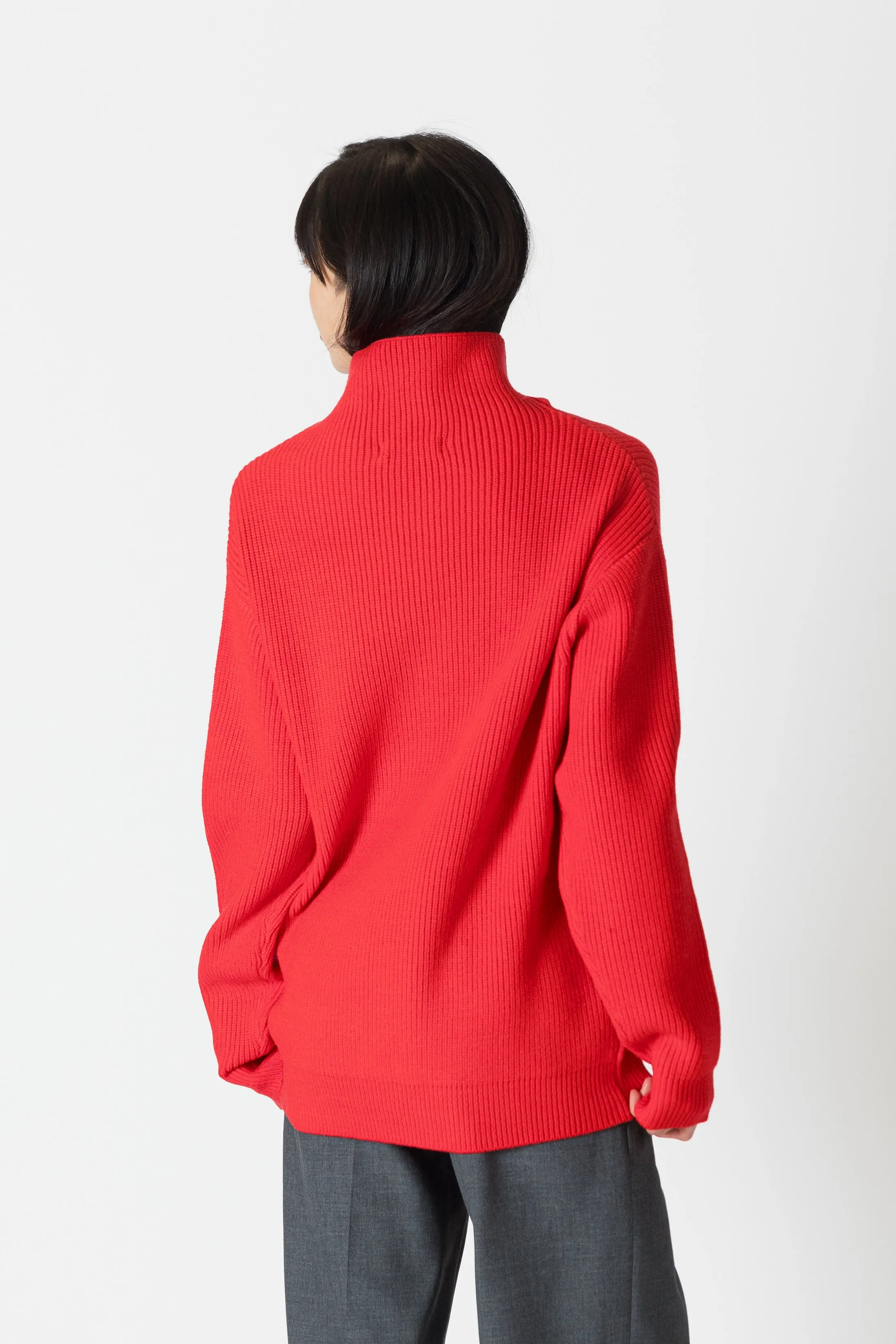 Lyla and Luxe Chadwick Relaxed Mockneck Sweater