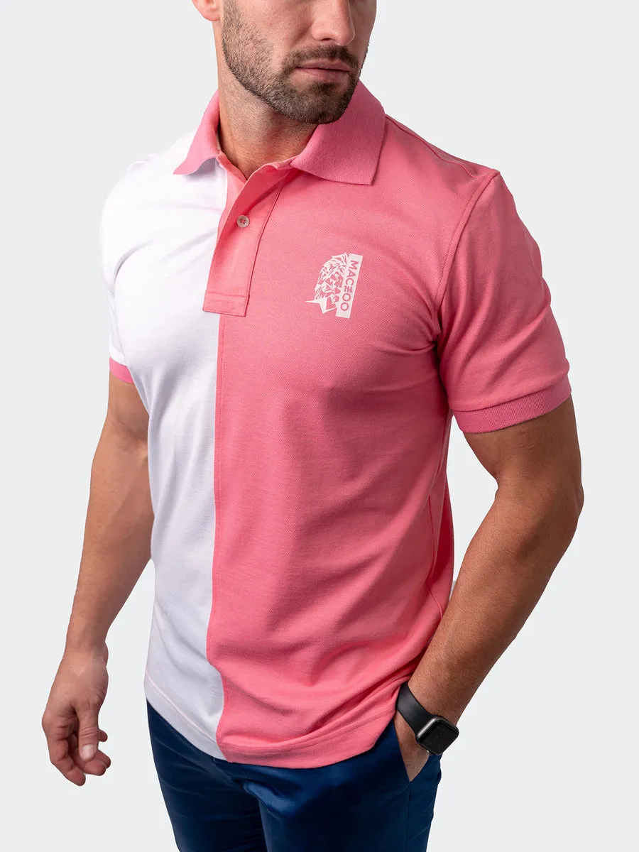 Macoo Polo Mozart Split Pink White [Size L/4]