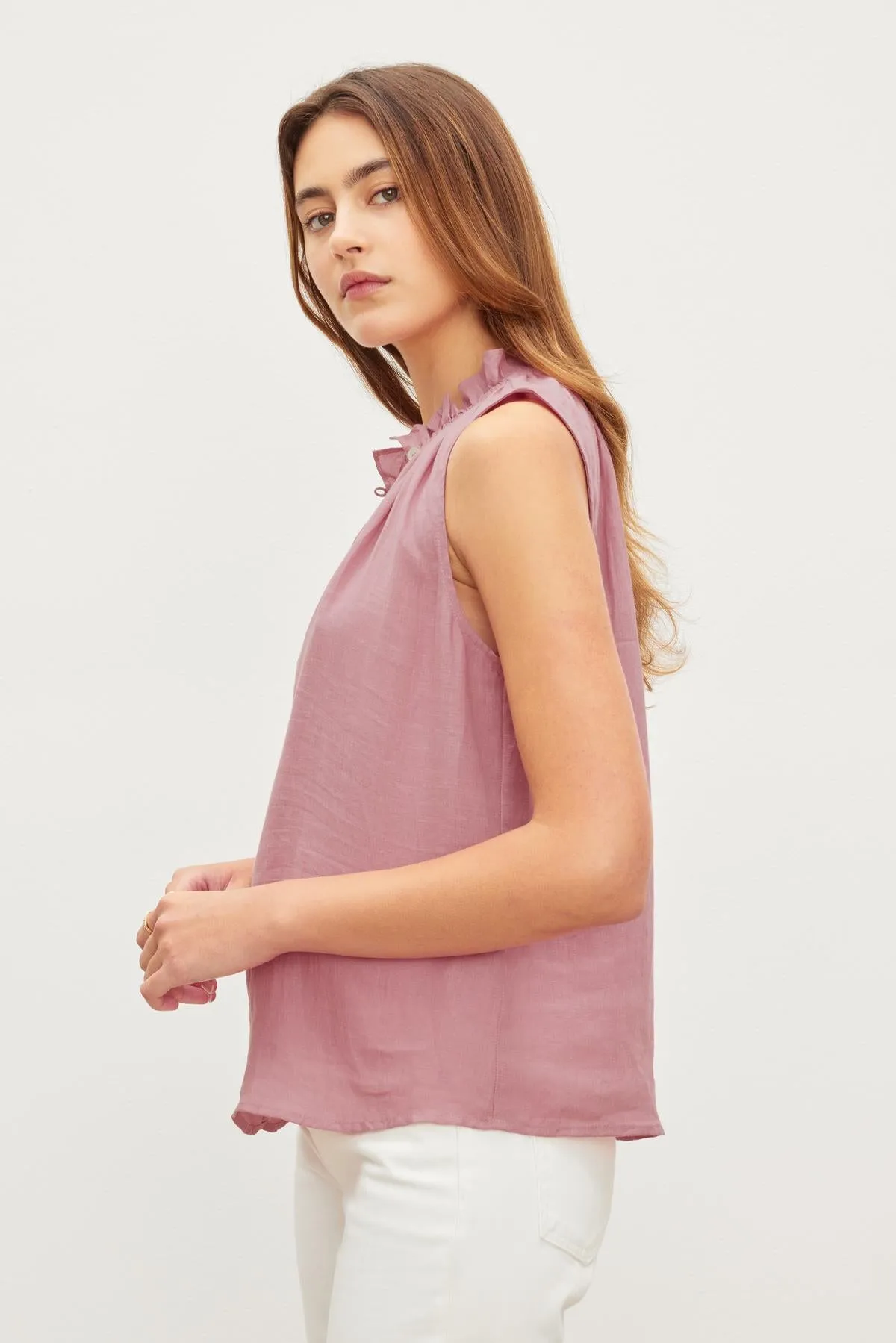 MASIE LINEN TANK TOP