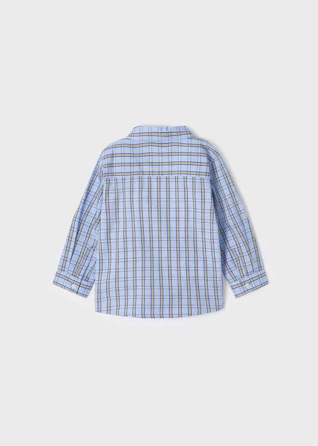 Mayoral Baby L/S Plaid Shirt _Blue 2160-79