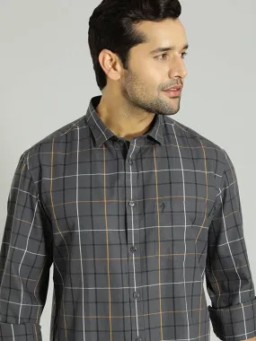 Men Checked Full Sleeve Cotton Shirt