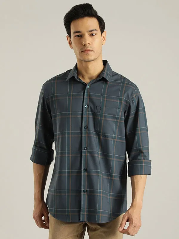 Men Checked Full Sleeve Cotton Shirt