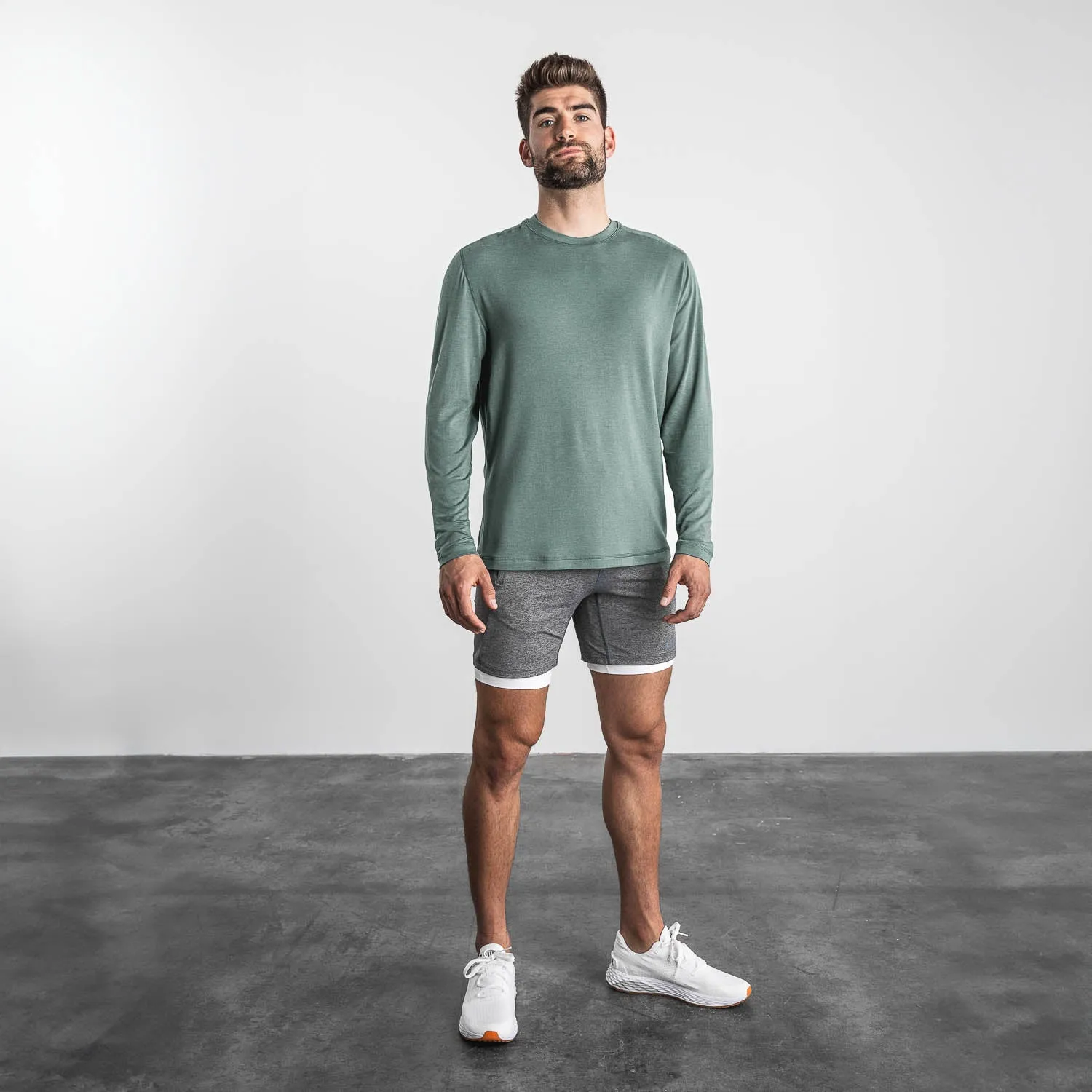 Men's Blended Merino Wool Long Sleeve Tee