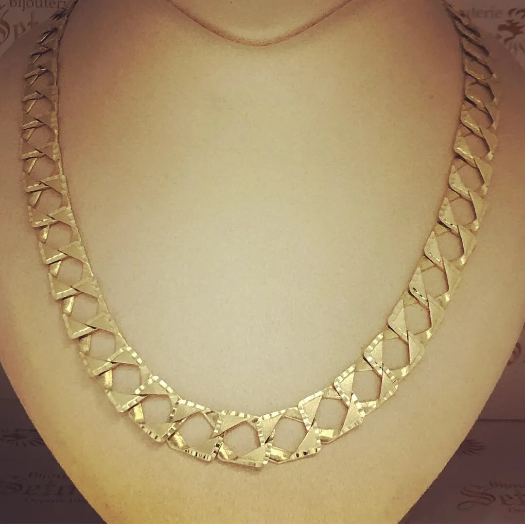 Men’s large gold chain MC-005