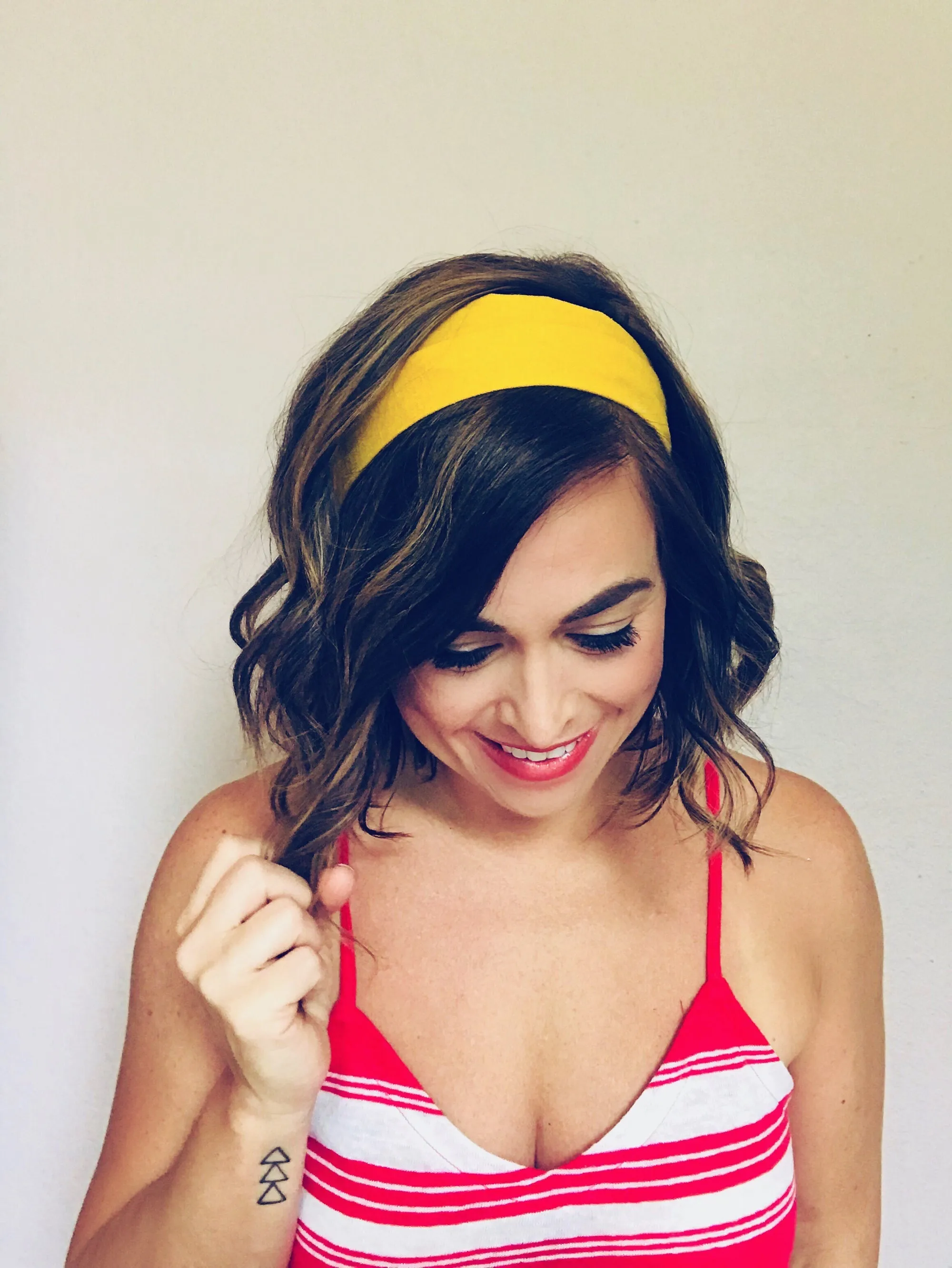 {MUSTARD LINEN} Headband With A Twist