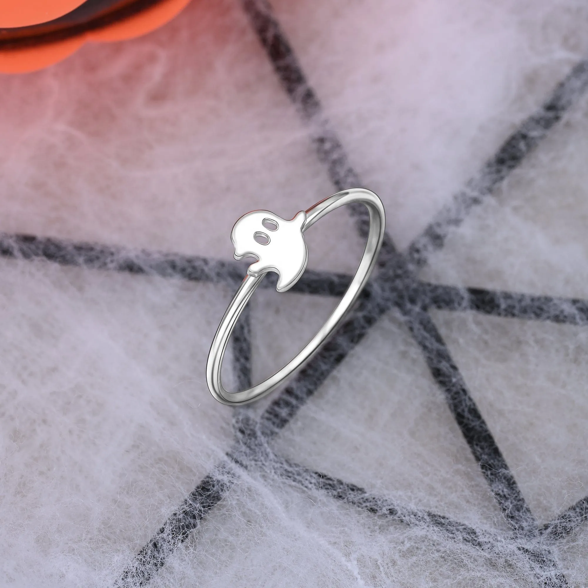 My Boo Cute Ghost Ring Sterling Silver