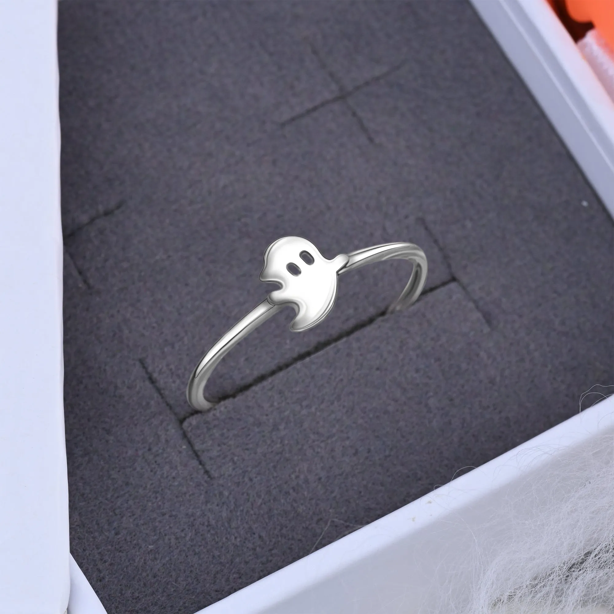 My Boo Cute Ghost Ring Sterling Silver