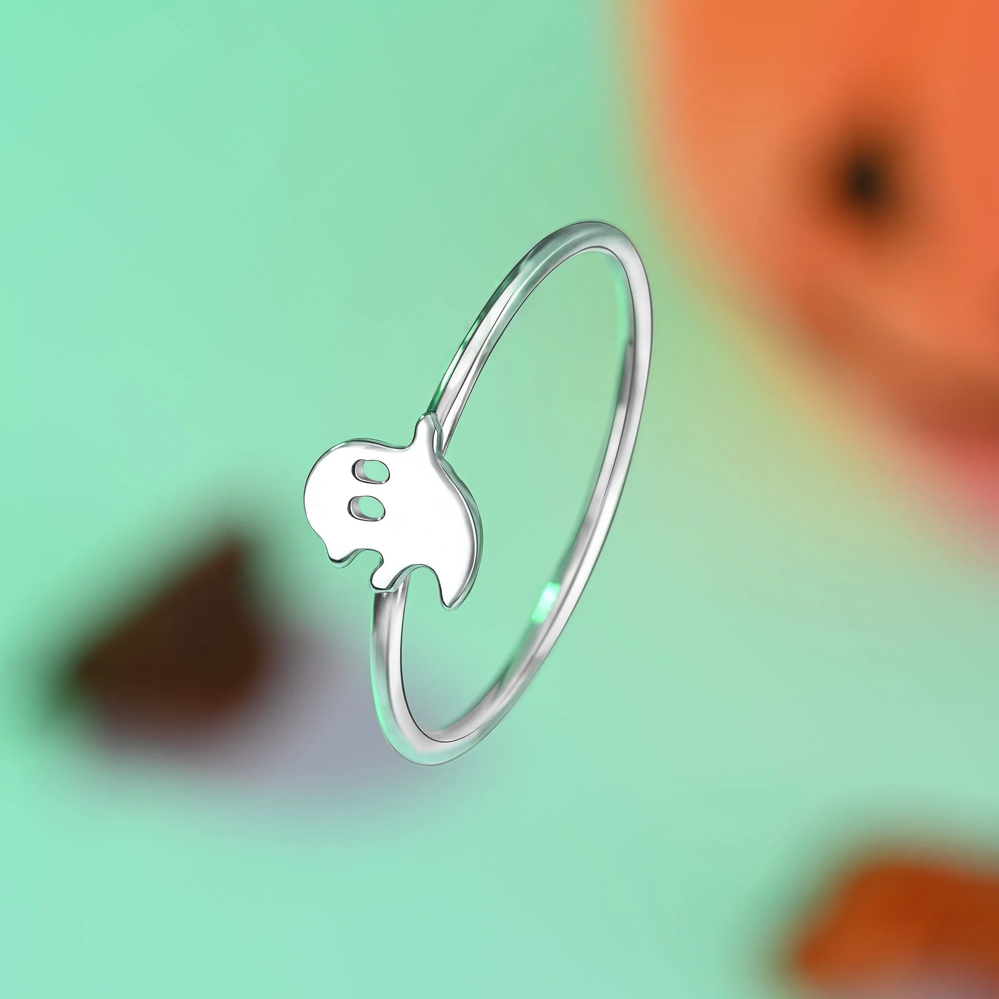 My Boo Cute Ghost Ring Sterling Silver