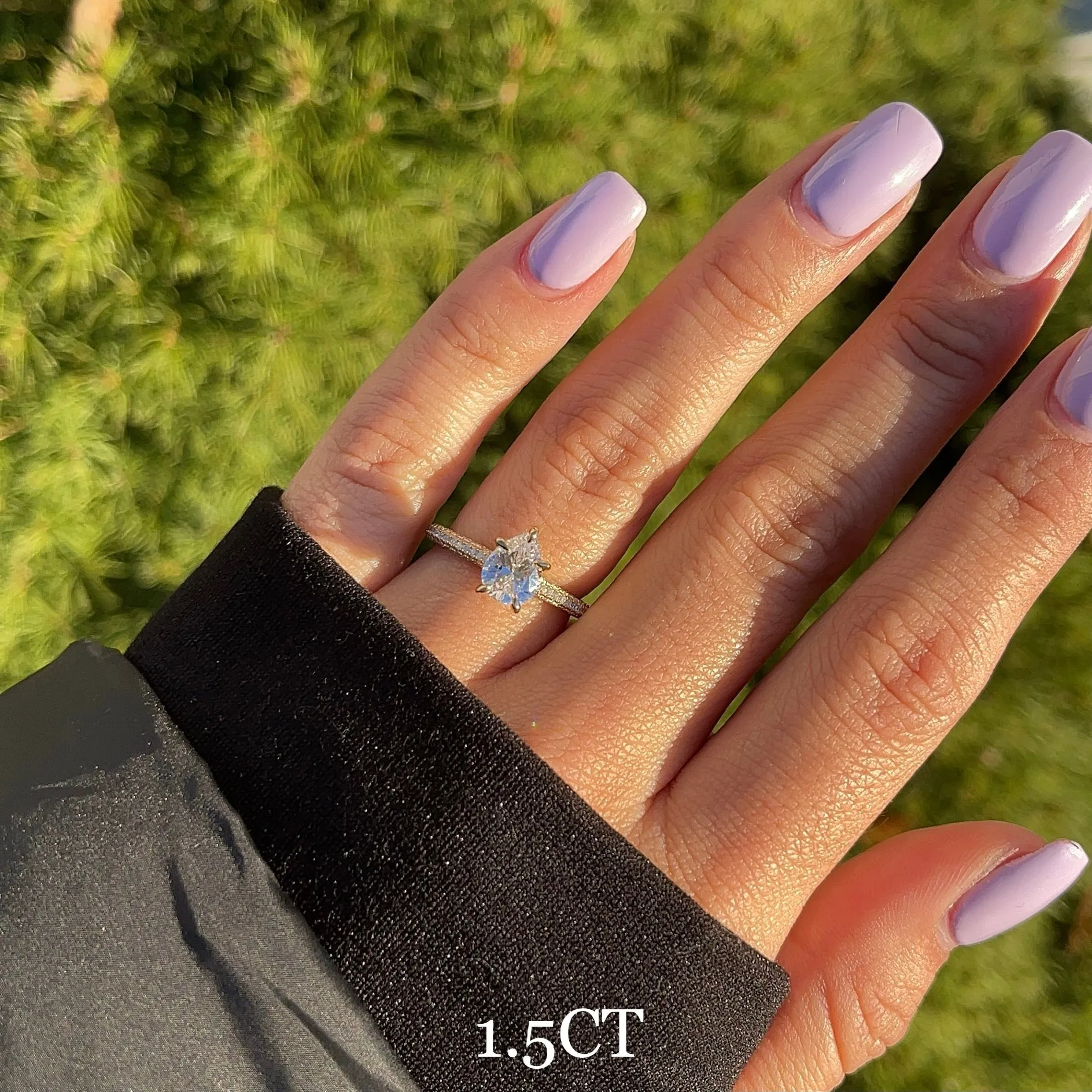 NATALIA 1.5CT MOISSANITE RING