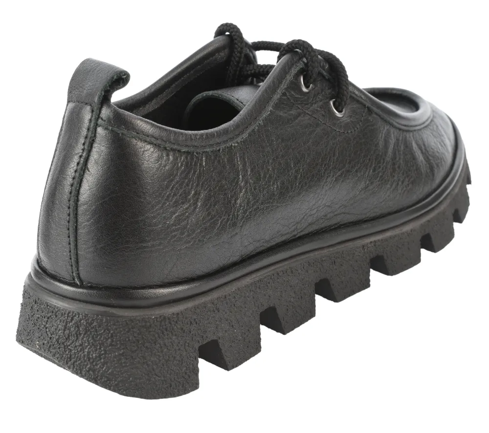 Pantofi casual, dama, ANNA VIOTTI, 22830 01 negru, piele naturala