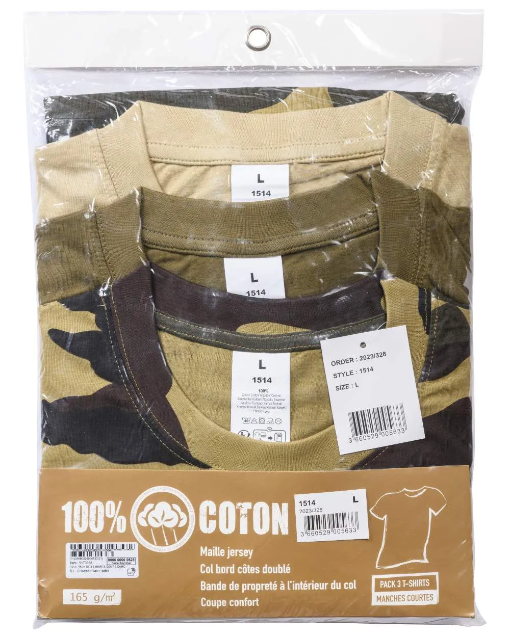 Percussion T-Shirts Camo Three Pack