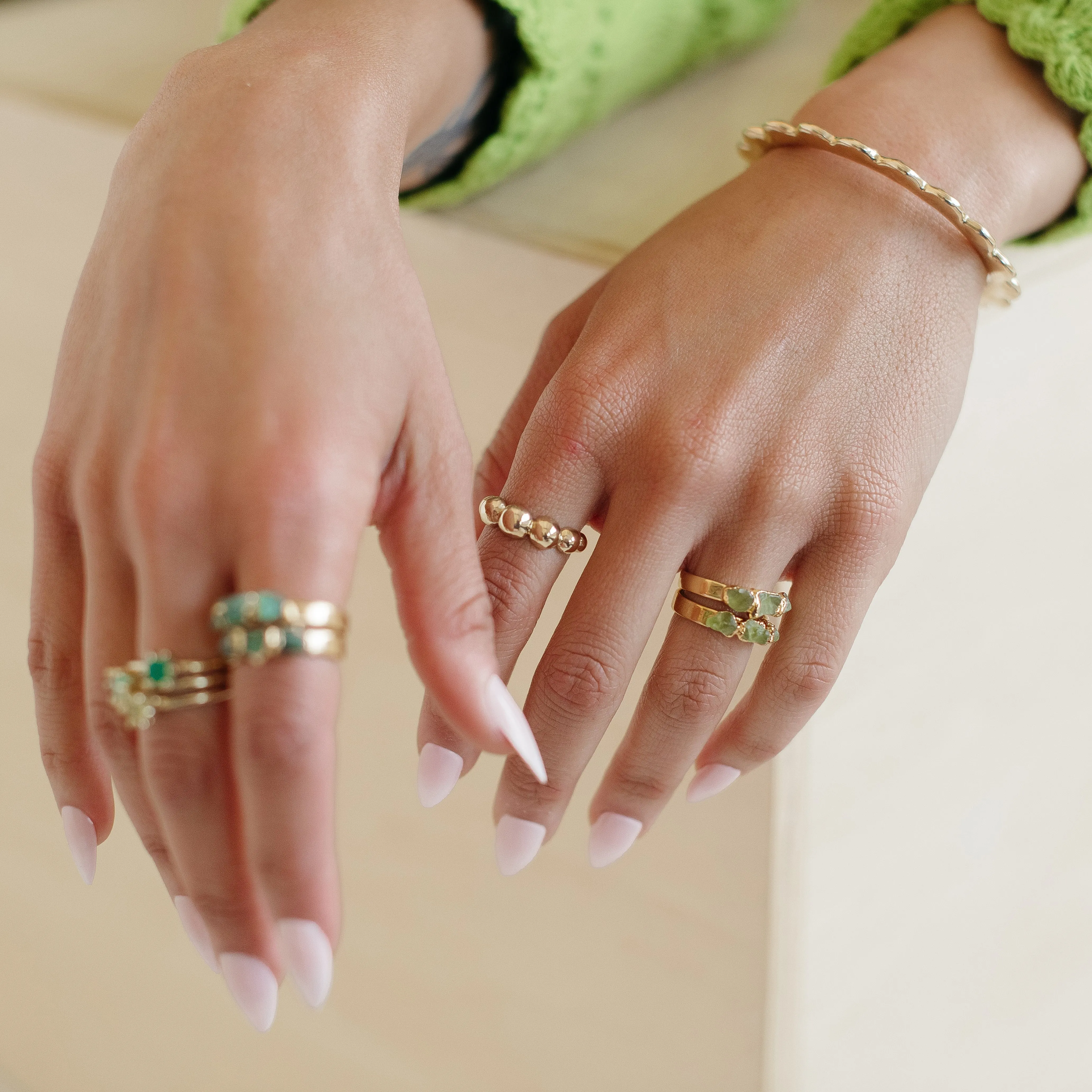 Peridot Stacking Ring