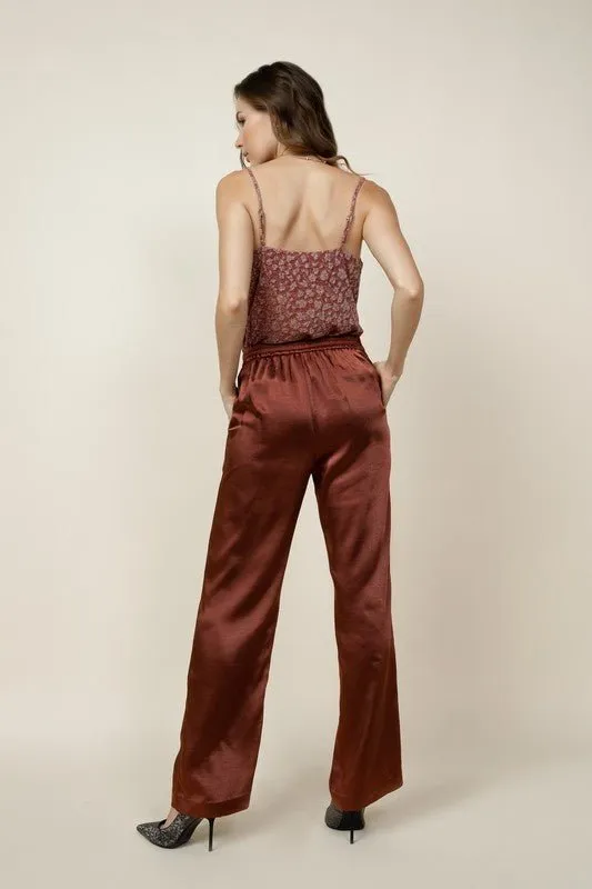 Rhys Satin Trouser  - FINAL SALE