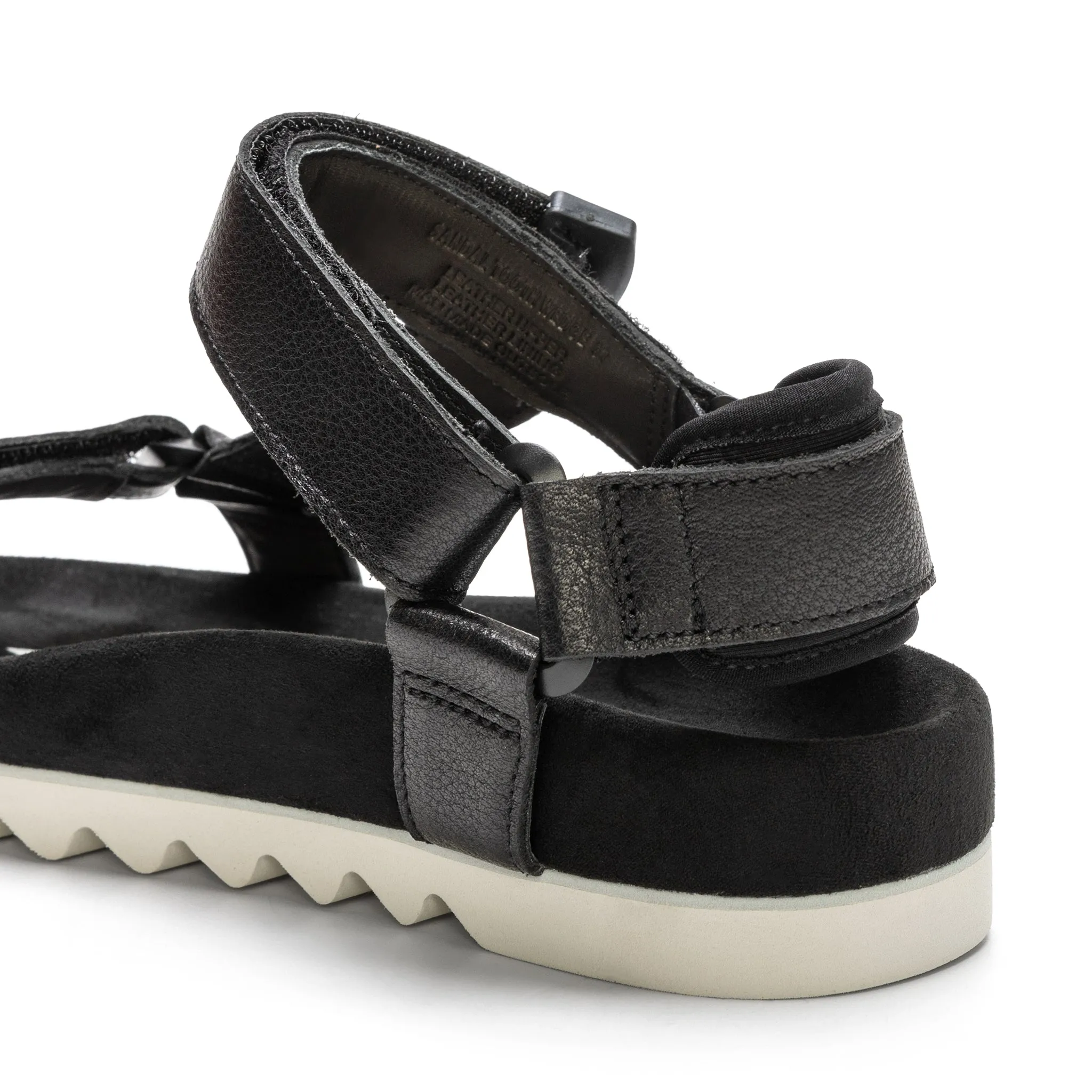 Sandal Tooth Wedge Black