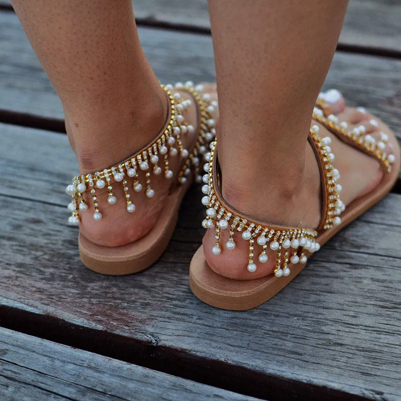 Sandalias de Perlas