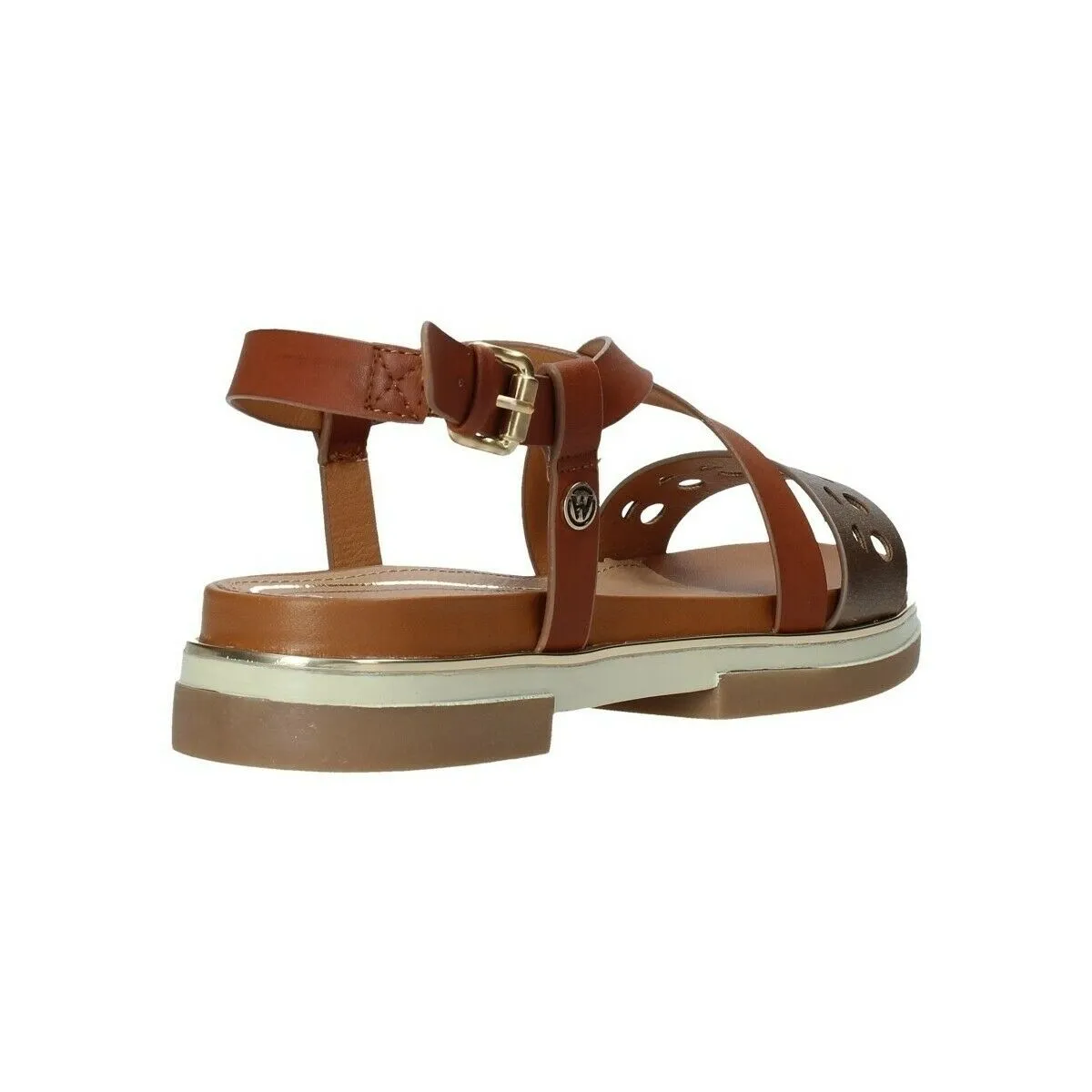 Scarpe donna WRANGLER  - Art. TOLEDO HARVEY WL01573A  sandalo cognac casual