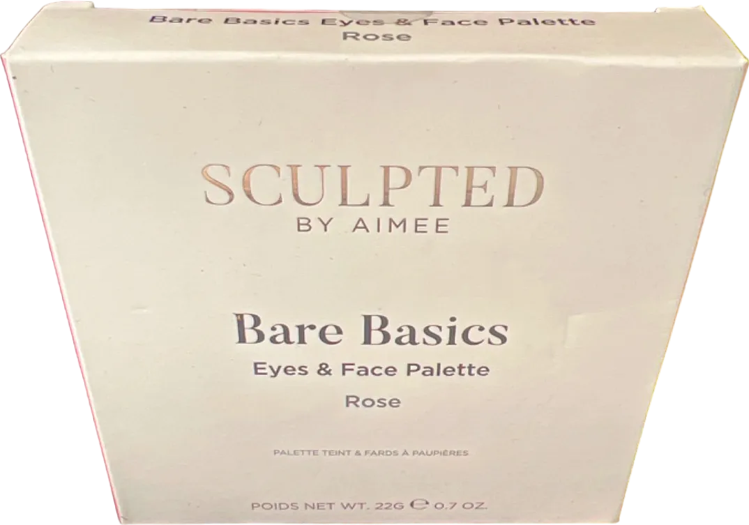 SCULPTED BY AIMEE Bare Basics Eyes & Face Palette Rose 22g