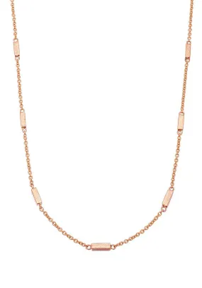 Sethi Couture 18K Rose Gold Barrel Chain Necklace