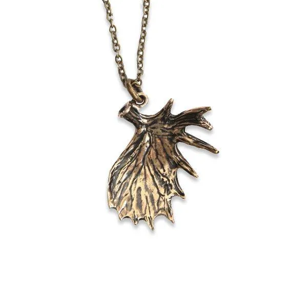 Shed Moose Antler Necklace