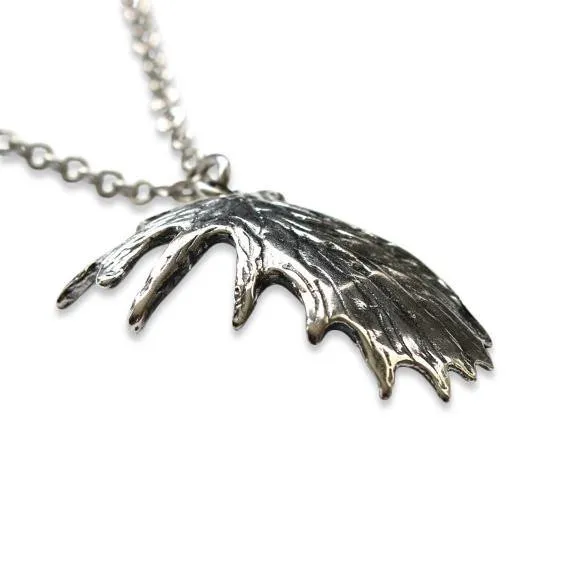 Shed Moose Antler Necklace