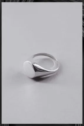 Silver Signet Ring | Free Delivery - 4-5 Week Shipping