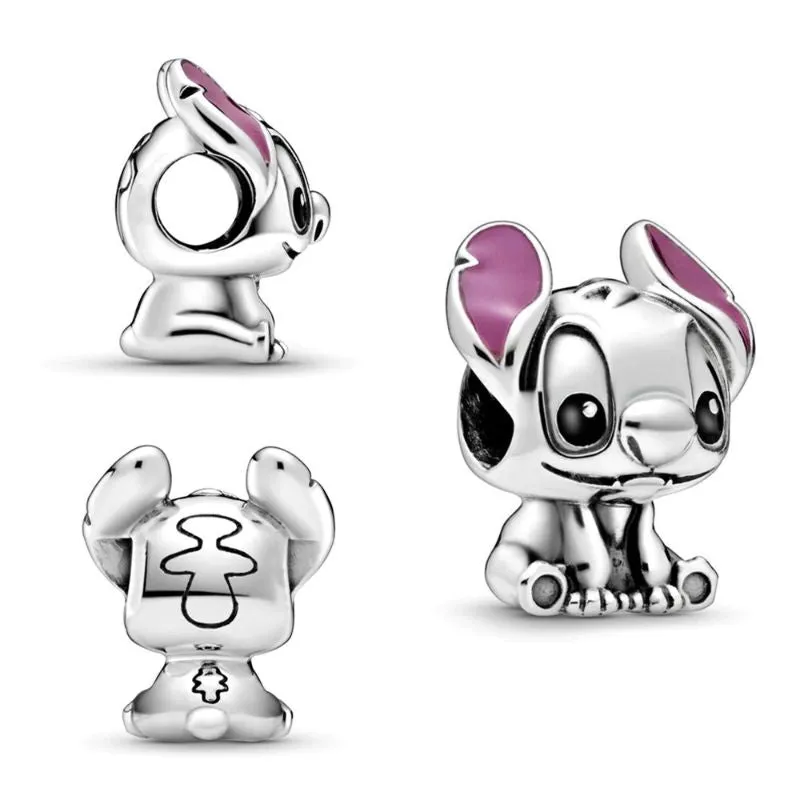 Silver Stitch Minnie Mouse Winnie Beautiful Charms