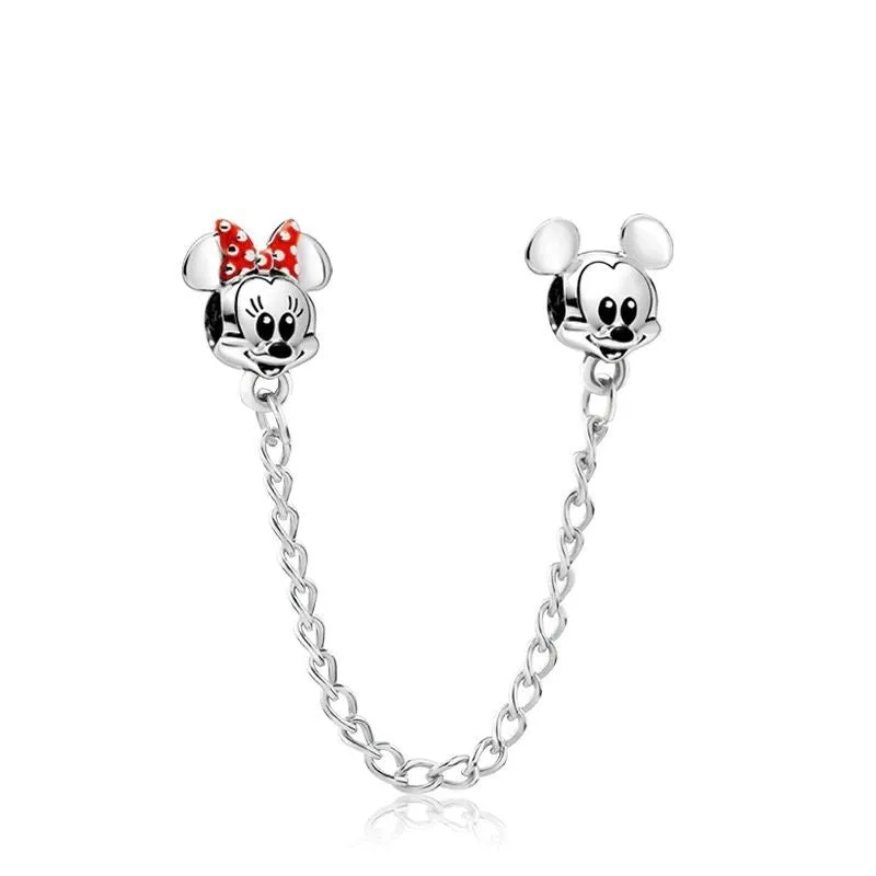 Silver Stitch Minnie Mouse Winnie Beautiful Charms