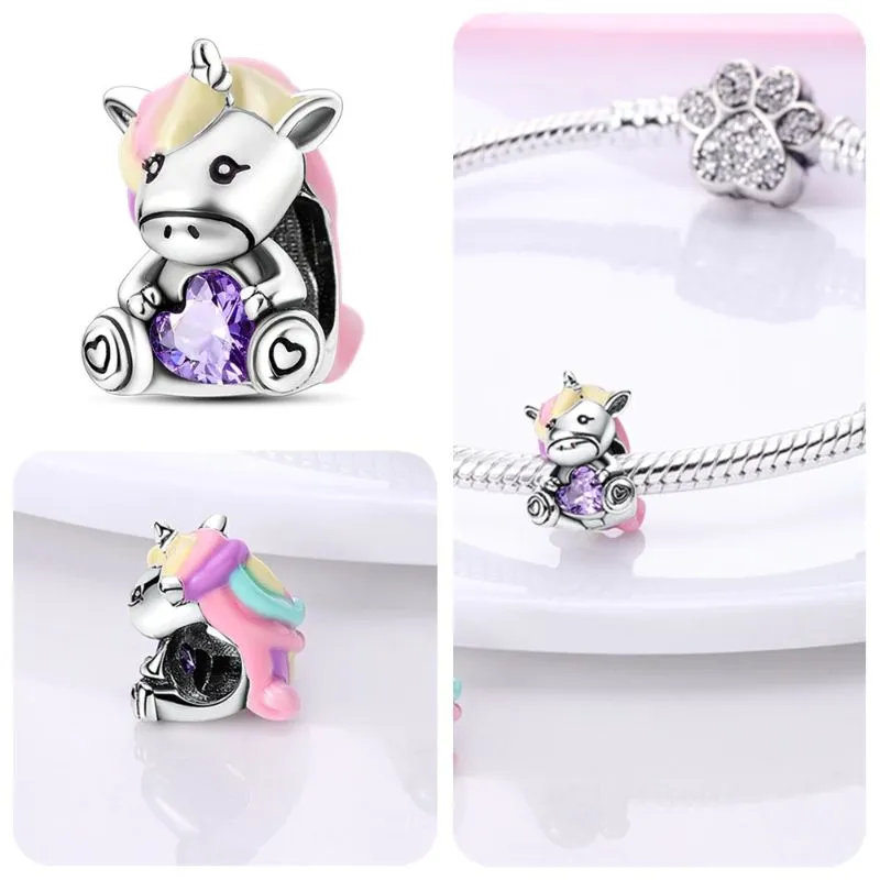 Silver Stitch Minnie Mouse Winnie Beautiful Charms