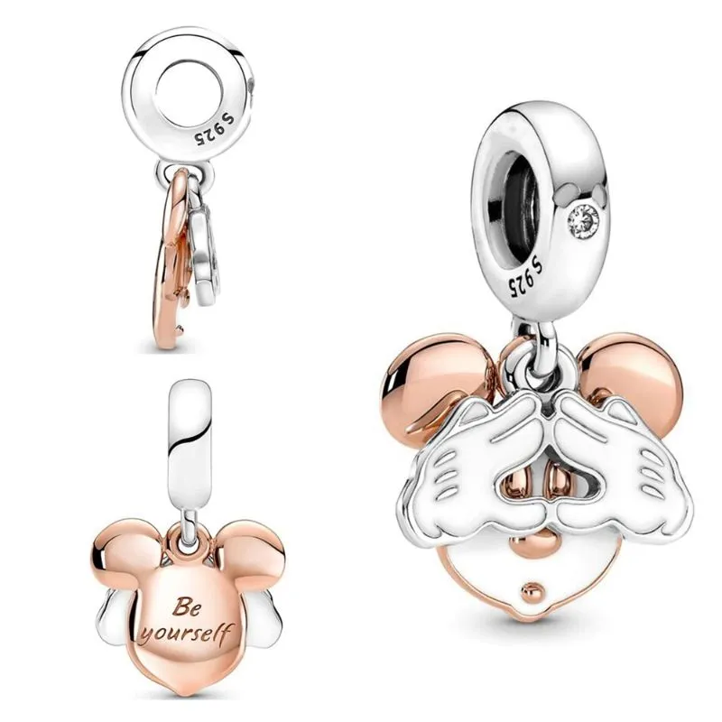 Silver Stitch Minnie Mouse Winnie Beautiful Charms