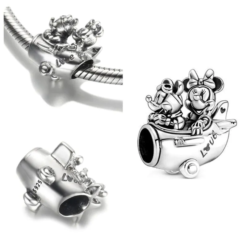 Silver Stitch Minnie Mouse Winnie Beautiful Charms