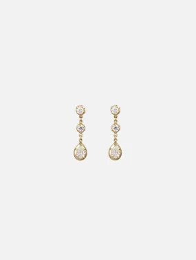 Sophia Diamond Teardrop Stud