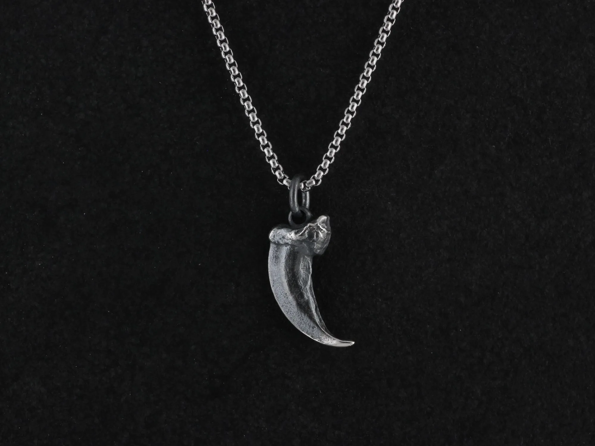 Sterling Silver Wolf Claw Necklace