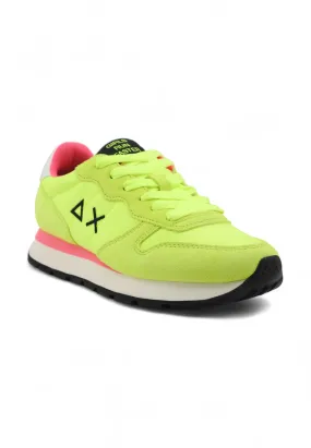 SUN68 Ally Solid Sneaker Donna Giallo Fluo Z34201