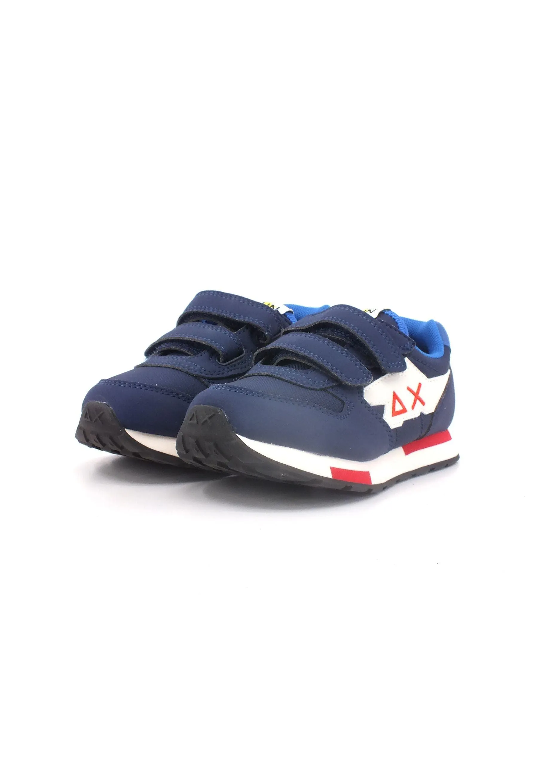 SUN68 Niki Solid Sneaker Bambino Navy Blue Z33321B