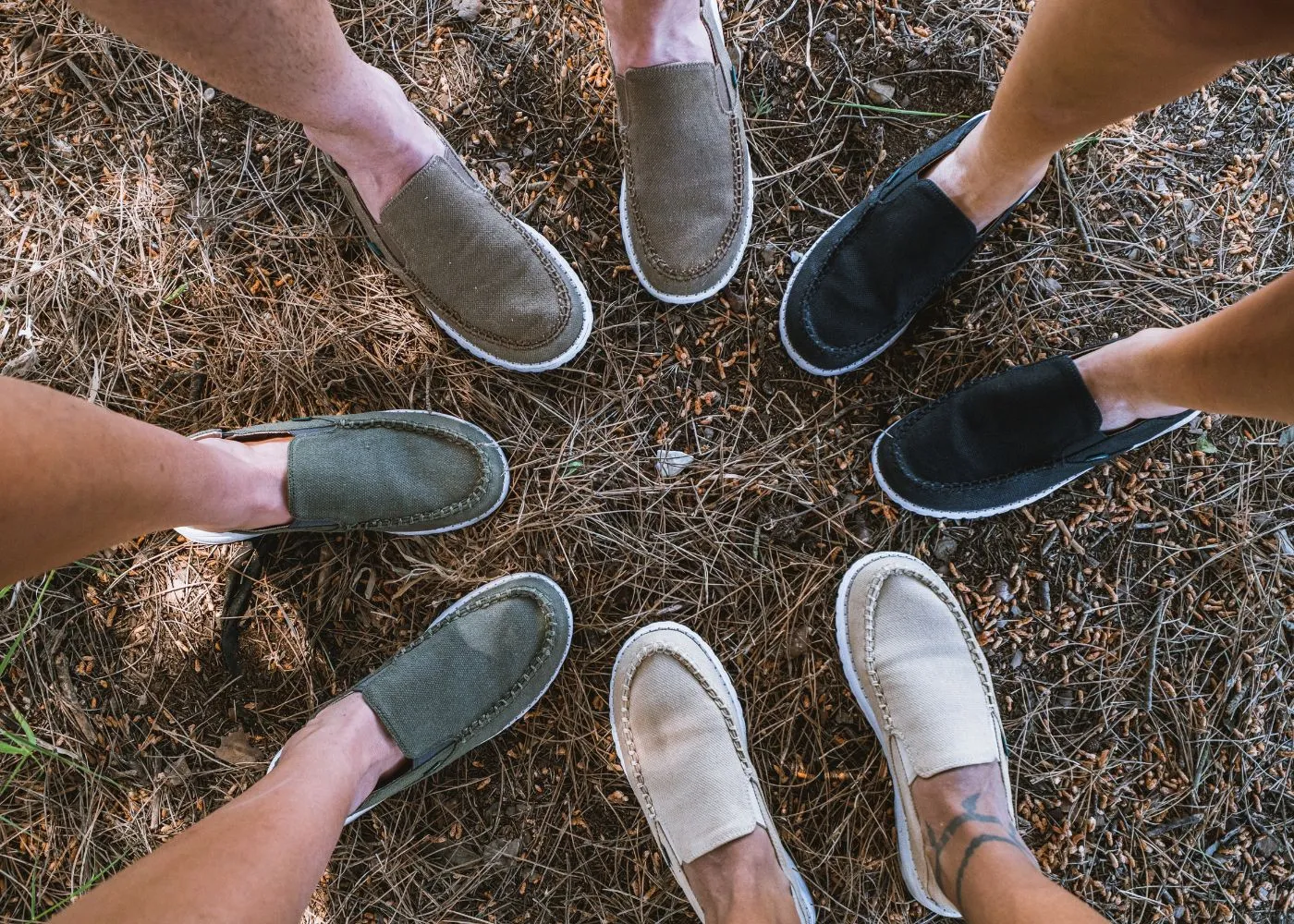 SunSlide Hemp Slip-on for Men in Black