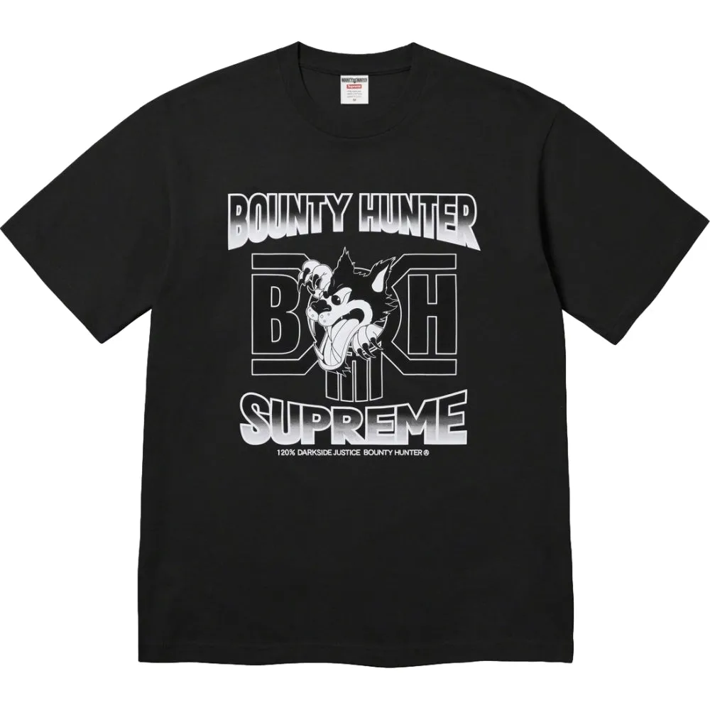 SUPREME BOUNTY HUNTER WOLF TEE-BLACK