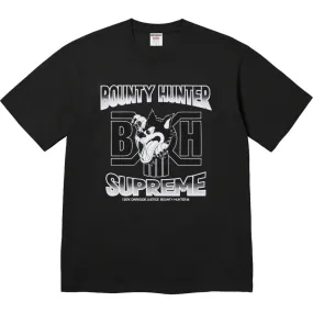 SUPREME BOUNTY HUNTER WOLF TEE-BLACK