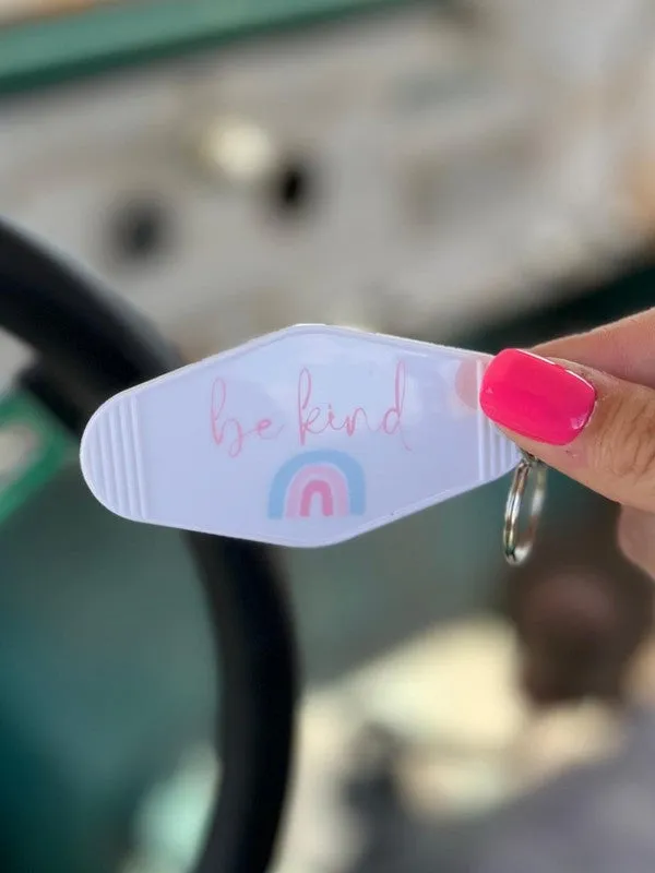 The 'Be Kind Motel Key Chain'