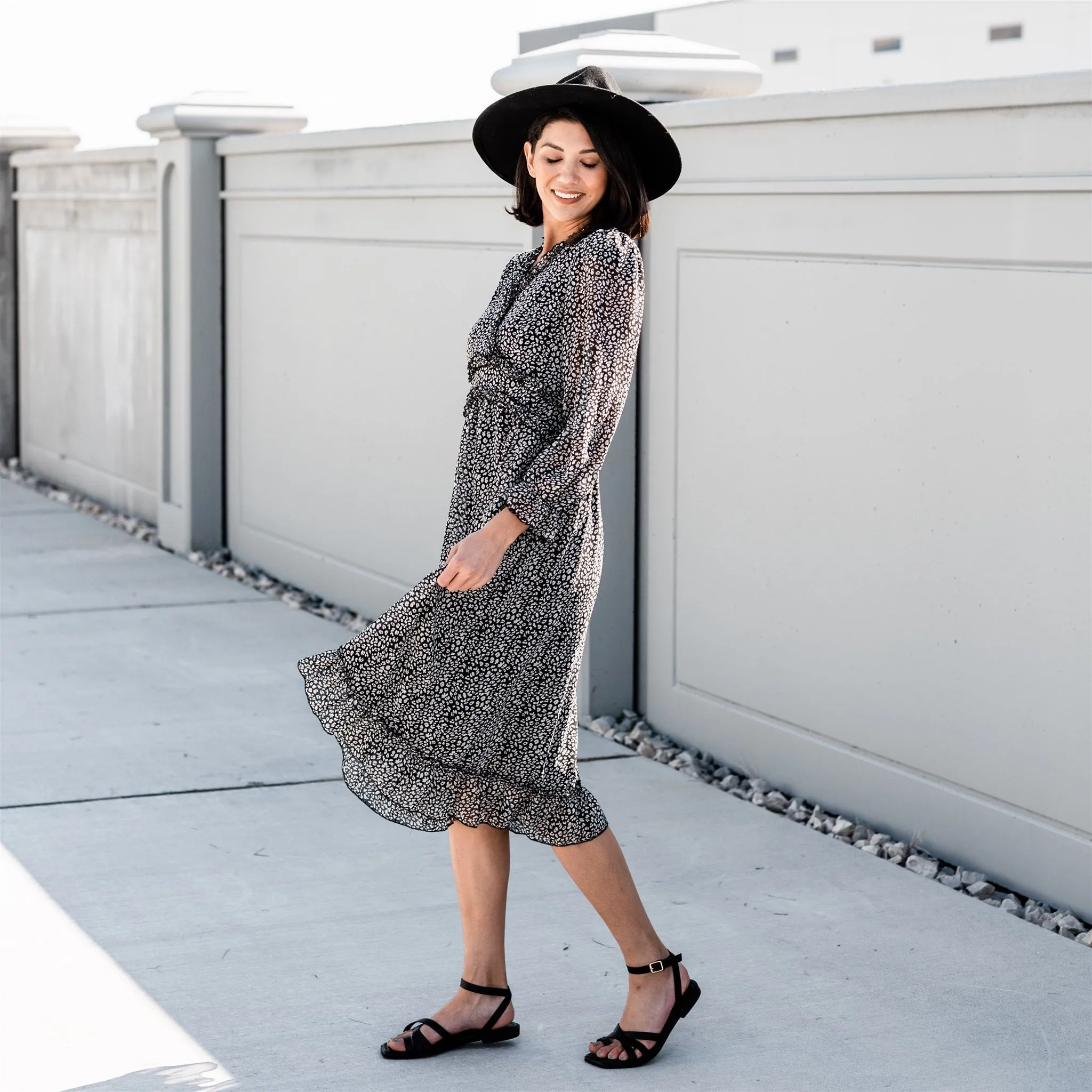 The Savannah Dress: Black