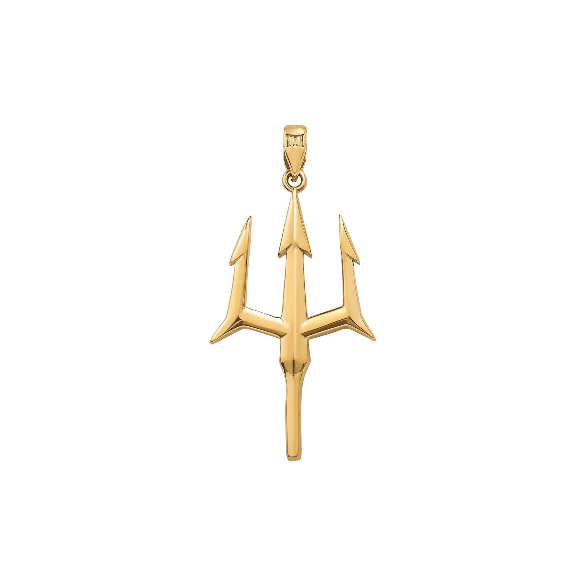 Trident Pendant - Gold