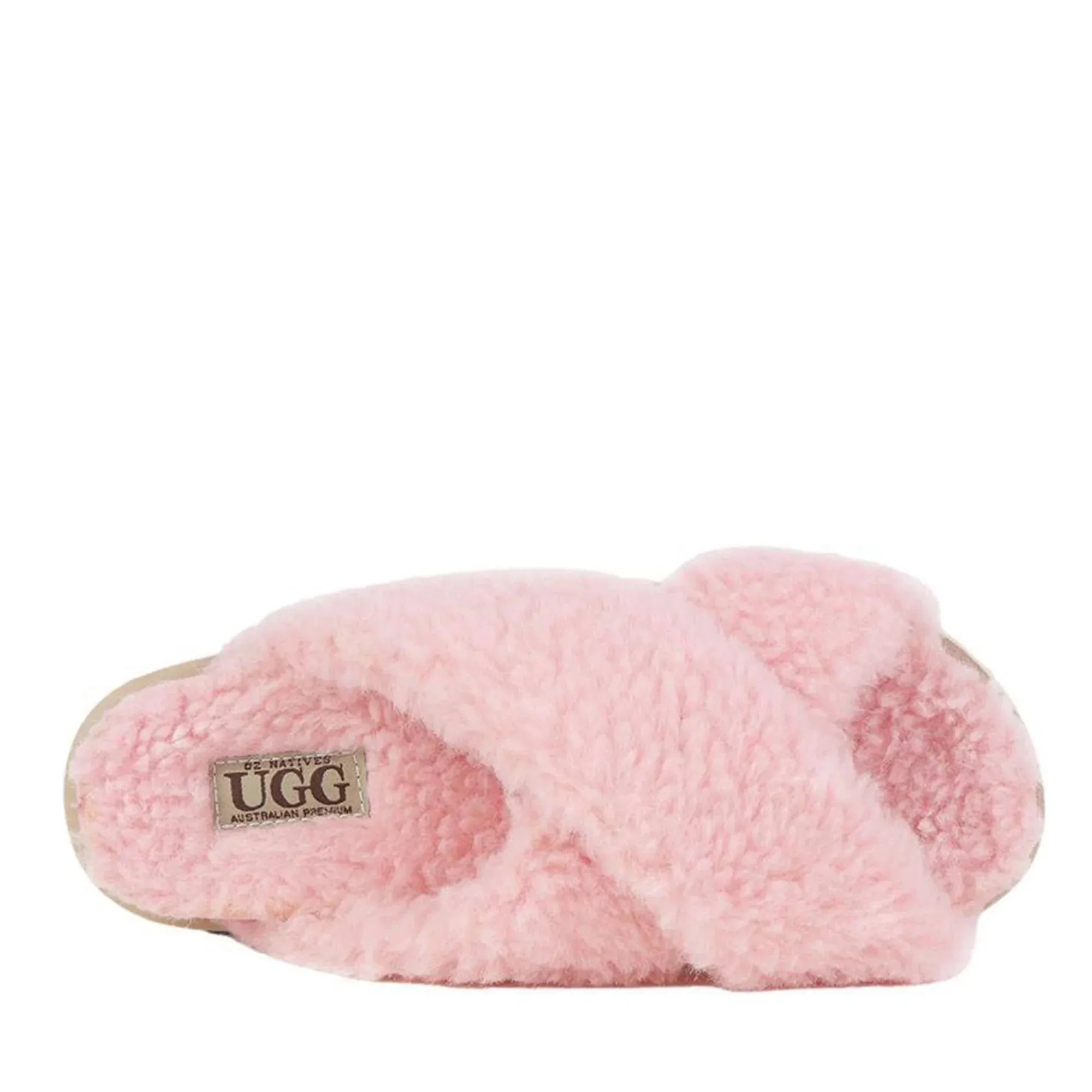 UGG Iris Fluffy Platform Slides