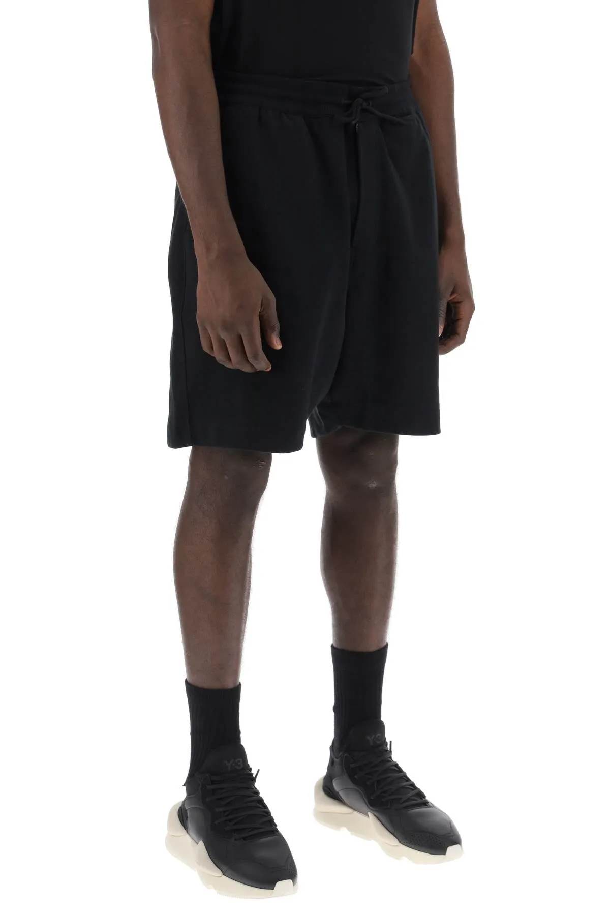 Y-3 french terry jogger bermuda shorts