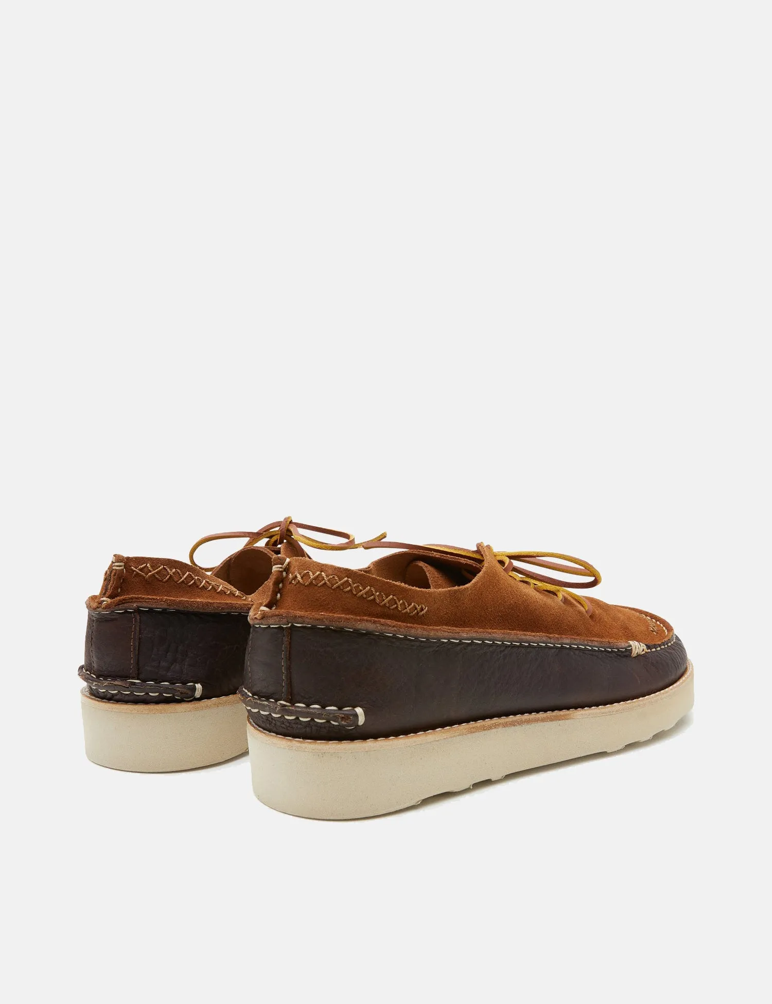 Yogi x Universal Works Finn Suede/Tumbled Leather - Cola/Dark Brown