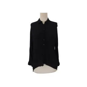 ZARA Black Collared Shirt | Like New |